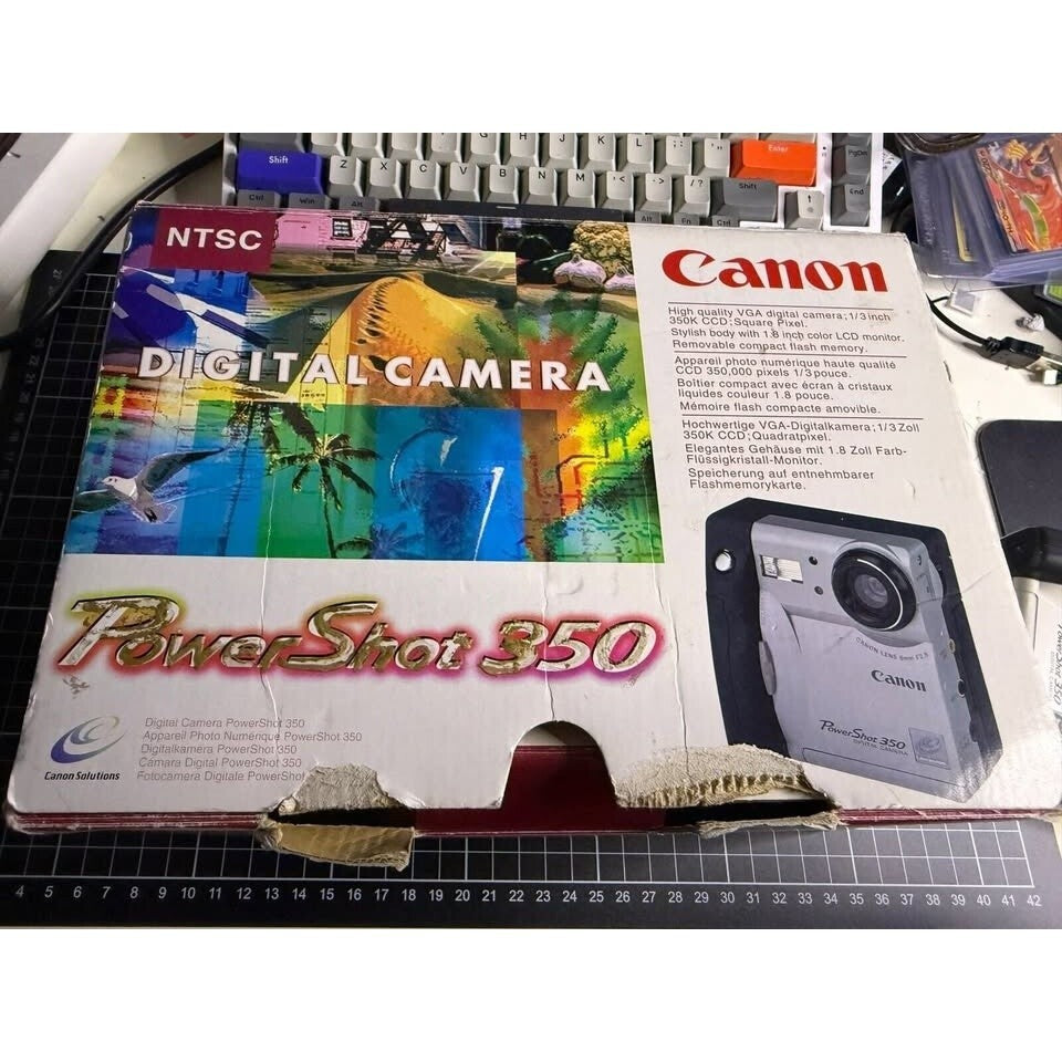 Canon Power Shot 350 Compact Digital Camera 6mm f2.8 | Used Rare
