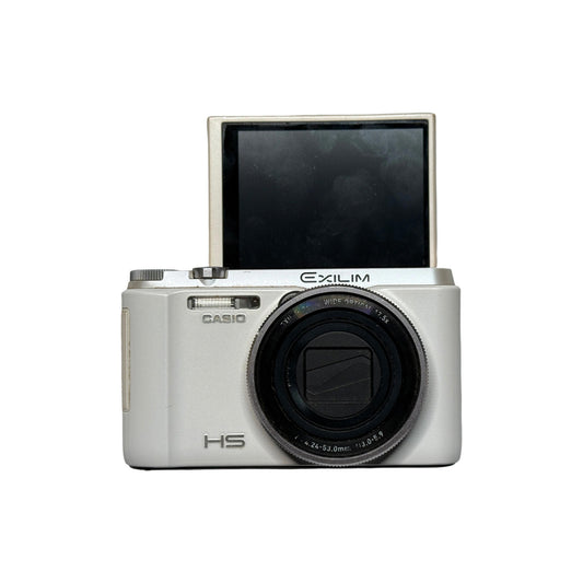 Casio Exilim Ex-ZR1500 / 16.1MP / White / Compact Digital Camera / Flip Screen