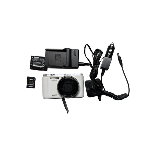 Casio Exilim Ex-ZR1500 / 16.1MP / White / Compact Digital Camera / Flip Screen